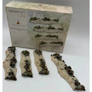 Department 56 NIP VINTAGE Season Bay BEACH FRONT EXTENSIONS, Set of 4, #53374